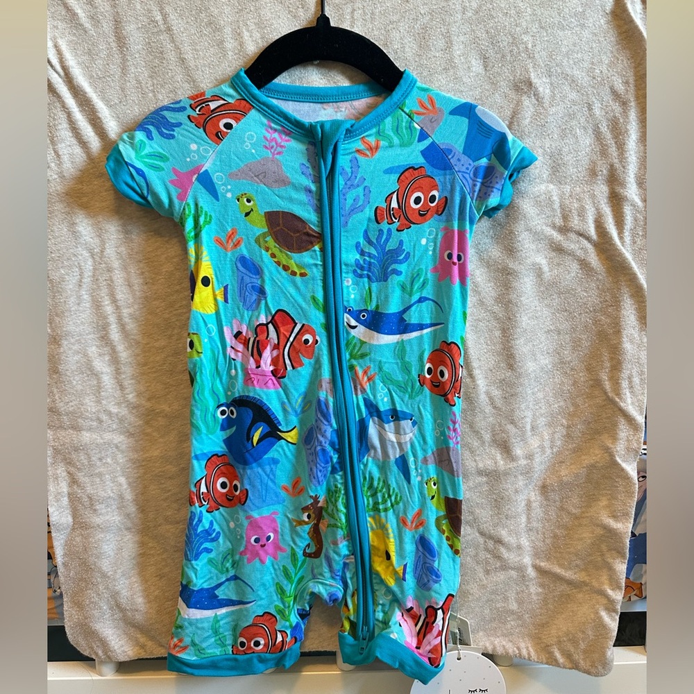 Disney Nemo Little Sleepies Zippie Romper